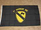 FIRST CAVALRY DIVISION FLAG 3X5 BLACK 1ST CAV UNITED STATES ARMY US 