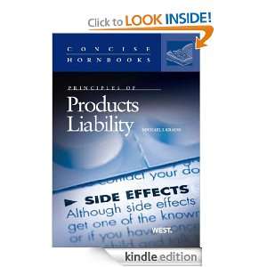 Krauss Principles of Products Liability (Concise Hornbook Series 