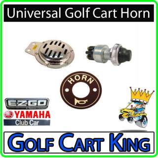 NEW Golf Cart 12 Volt Horn Kit   EZGO, Club Car, Yamaha  