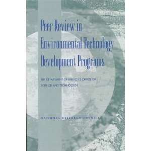  Peer Review in Environmental Technology Development Programs 