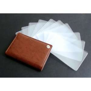  Brown Leatheroid Credit Card/ID Card/VIP Card Case Holder 