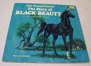 Black Beauty Walt Disney Disneyland Vinyl LP Record  