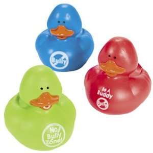 Anti Bully Bullying Campaign Rubber Ducks  12 ct  Toys & Games 