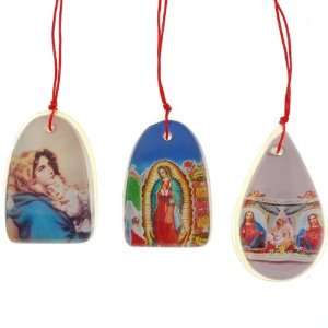 with Religious Icons   Set of Three   Sacred Hearts of Jesus and Mary 