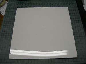 WHITE ACRYLIC PLEXIGLASS PLASTIC SHEET 1/8 X 6 X 6 W/ PROTECTIVE 