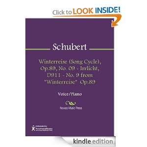 Winterreise (Song Cycle), Op.89, No. 09   Irrlicht, D911   No. 9 from 
