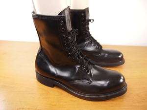 1970s Vintage LEHIGH 8 Steel toe Leather Uniform Boots 8 EEE  