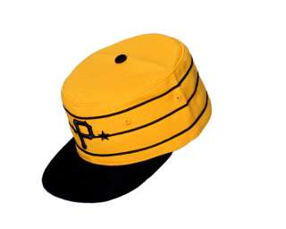   Pirates Home PILLBOX Fitted Baseball Hat Cooperstown Collection  