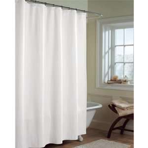  WHITE Fabric Shower Curtain Liner: Home & Kitchen