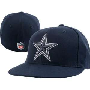  Dallas Cowboys 2011 Fitted Sideline Flat Brim Hat: Sports 
