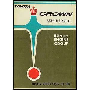    1964 1968 Toyota Crown Engine Manual Original Toyota Books