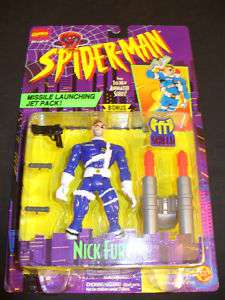 SPIDER MAN Animated Series  NICK FURY (ToyBiz 1995)  