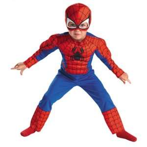   All Occasions DG50122S Spiderman Toddler Muscle Xs 2T Toys & Games