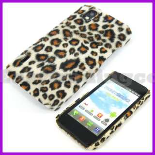 Brown Furry Leopard Back Cover Case for LG Optimus Black P970  