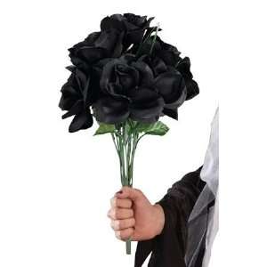 Lets Party By Forum Novelties Inc Black Rose Bouquet / Black   One 