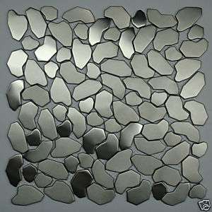 Stainless Steel Metal Tile Mosaic backsplash wall 4m55  