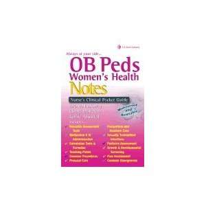 OB Peds Womens Health Notes  Nurses Clinical Pocket Guide Spiral 