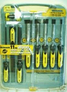 Chisel & File Set With Honing Stone Woodworking Crafts 028907274508 
