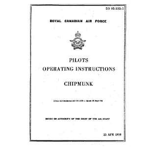 : De Havilland DHC 1 Chipmunk Aircraft Instruction Manual   1958: De 