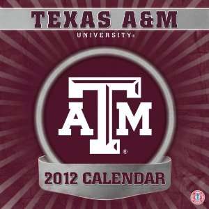  Texas Am Aggies 2012 Calendar (9781436089784) Books