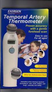 NEW TEMPORAL ARTERY THERMOMETER BY EXERGEN TAT 2000C  