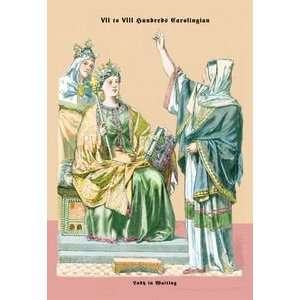  Carolingian Queen, 8th Century   Paper Poster (18.75 x 28 