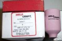Weldcraft medium gas lens cups, box/10, 54N14 Size #8  