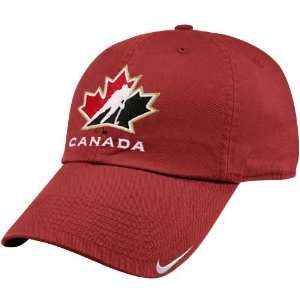   Winter Olympics Canada Red Slouch Adjustable Hat