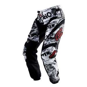  2012 ONeal ELEMENT TOXIC PANTS   BLACK/WHITE   YOUTH 28 
