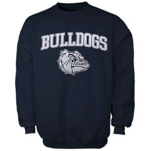  Gonzaga Bulldogs Navy Blue Universal Logo Crew Sweatshirt 