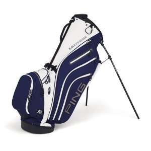  Ping 2012 Latitude Golf Stand Bag (Navy/White) Sports 