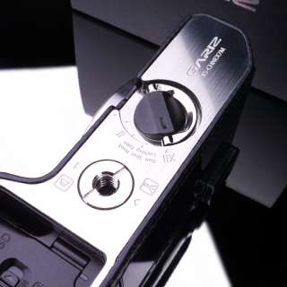   New leather camera half case for Sony NEX 7 E body   Black  