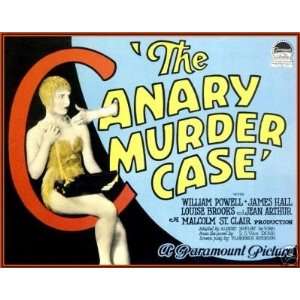  The Canary Murder Case (1929): William Powell, Louise 