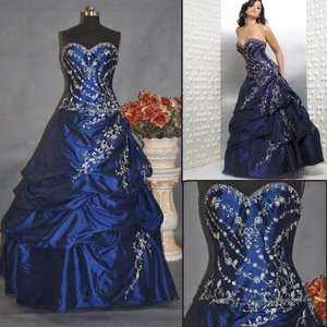 New Evening Prom Dress Ball Gown Custom Size 6 8 10 12 14 16 18 20 22 