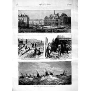  1871 HOTEL DE VILLE PARIS SHIP SERPIS MONTMARTRE MICHEL 