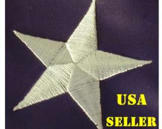 3x5 Ft American Flag Sewn Stripes EMBROIDERED STARS flag grommets 