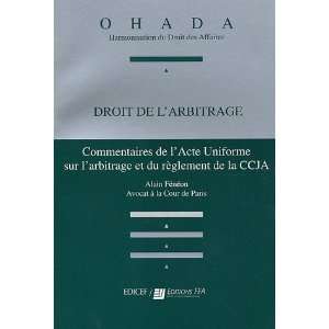 Droit de larbitrage (French Edition) 9782841296996  
