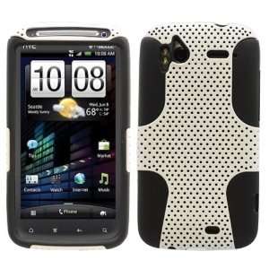   Hybrid Rubber Plastic Skin Case Cover for HTC Sensation 4g /T mobile