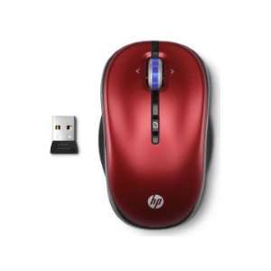   Wireless Optical Mouse Crimson Red Connectivity Technology