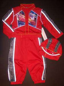 Disney Cars Lightning McQueen Racing Suit Costume L 10  