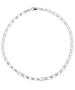Sterling Silver 16 or 20 inch 6.5 mm Rolo Chain Necklace   