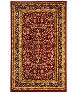   Collection Persian Treasure Red/ Black Rug (33 x 53)  