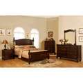Springbay Cherry Oak Finish 4 piece Queen size Bed Set  