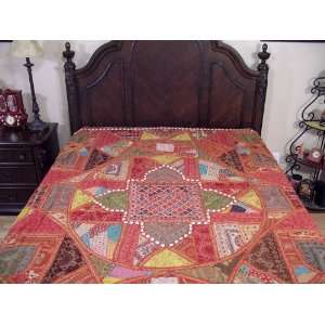   Bedding India Tapestry Bedspread Coverlet Cowrie Shell