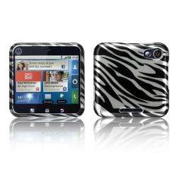 Luxmo Motorola Flipout Silver Zebra Protector Case  