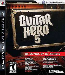PS3   Guitar Hero 5 (game only)  
