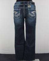 Womens SILVER Jeans SILVER STITCH & STONES SUKI Relaxed Boot Cut Mid 