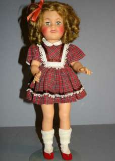 VINTAGE SHIRLEY TEMPLE DOLL by IDEAL ca1950S  