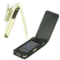 Leather Apple iPhone 4/ 4G Belt Clip Case  