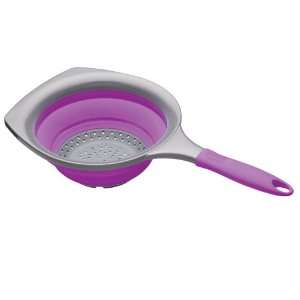 Purple Collapsible Food Strainer 